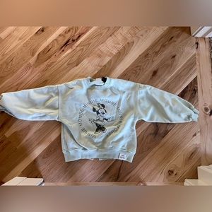 Mint Zara Minnie Mouse Sweatshirt